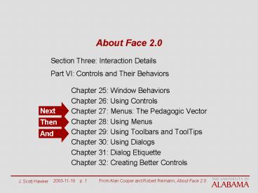 About Face 2.0