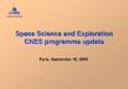Space Science and Exploration CNES programme update PowerPoint PPT Presentation