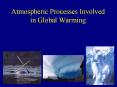 Atmospheric Processes Involved in Global Warming PowerPoint PPT Presentation