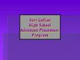 Fort Collins High School Advanced Placement PowerPoint PPT Presentation