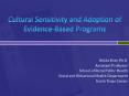 Cultural Sensitivity and Adoption of EvidenceBased Programs PowerPoint PPT Presentation