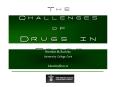 The Challenges of Drugs in Sport PowerPoint PPT Presentation