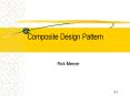 Composite Design Pattern PowerPoint PPT Presentation