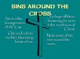 SINS AROUND THE CROSS PowerPoint PPT Presentation