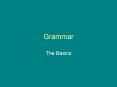 Grammar PowerPoint PPT Presentation