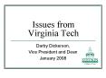 Issues from Virginia Tech PowerPoint PPT Presentation