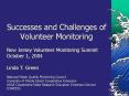 Successes and Challenges of Volunteer Monitoring PowerPoint PPT Presentation