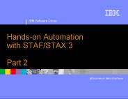 Handson Automation with STAFSTAX 3 Part 2