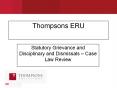 Thompsons ERU PowerPoint PPT Presentation