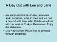 A Day Out with Lee and Jane PowerPoint PPT Presentation