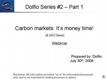 Dolfio Series