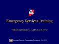 Emergency Services Training Mission Scanner, Part One of Five PowerPoint PPT Presentation