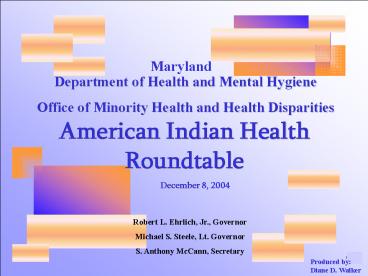 American Indian Health Roundtable