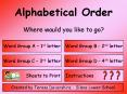 Alphabetical Order PowerPoint PPT Presentation