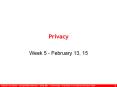 Privacy PowerPoint PPT Presentation