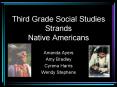 Third Grade Social Studies Strands Native Americans PowerPoint PPT Presentation