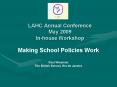 LAHC Annual Conference May 2009 In-house Workshop PowerPoint PPT Presentation