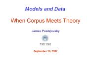 When Corpus Meets Theory