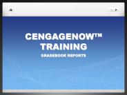 CENGAGENOW TRAINING