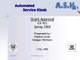 Automated Service Kiosk PowerPoint PPT Presentation