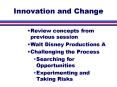 Innovation and Change PowerPoint PPT Presentation