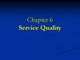 Chapter 6 Service Quality PowerPoint PPT Presentation