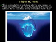 Chapter 15, Fluids