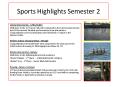 Sports Highlights Semester 2 PowerPoint PPT Presentation