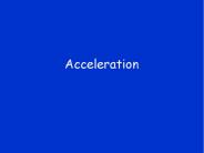 Acceleration
