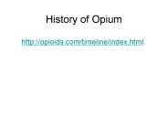 History of Opium