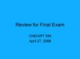 Review for Final Exam PowerPoint PPT Presentation