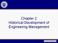 Chapter 2 Historical Development of Engineering Management PowerPoint PPT Presentation