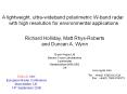 A lightweight, ultrawideband polarimetric Wband radar PowerPoint PPT Presentation