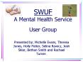 SWUF A Mental Health Service User Group PowerPoint PPT Presentation