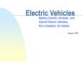 Electric Vehicles PowerPoint PPT Presentation