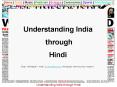 Understanding India through Hindi PowerPoint PPT Presentation