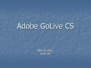 Adobe GoLive CS