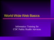 World Wide Web Basics