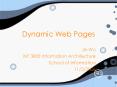 Dynamic Web Pages PowerPoint PPT Presentation