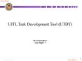 UJTL Task Development Tool UTDT PowerPoint PPT Presentation