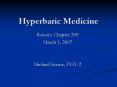 Hyperbaric Medicine PowerPoint PPT Presentation