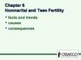 Chapter 6 Nonmarital and Teen Fertility PowerPoint PPT Presentation