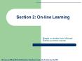 Section 2: Online Learning PowerPoint PPT Presentation