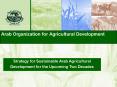 Arab Organization for Agricultural Development PowerPoint PPT Presentation