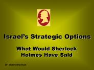 Israels Strategic Options