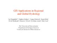 GIS Applications in Regional