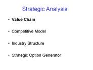 Strategic Analysis