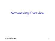 Networking Overview