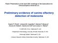 Poster Presentation at the April 2002 meetings of the Association for Chemoreception Sciences on: Me PowerPoint PPT Presentation