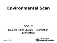 Environmental Scan